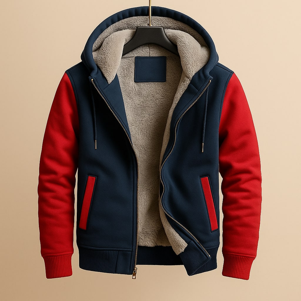 Men's Double-Layered Hooded Jacket
