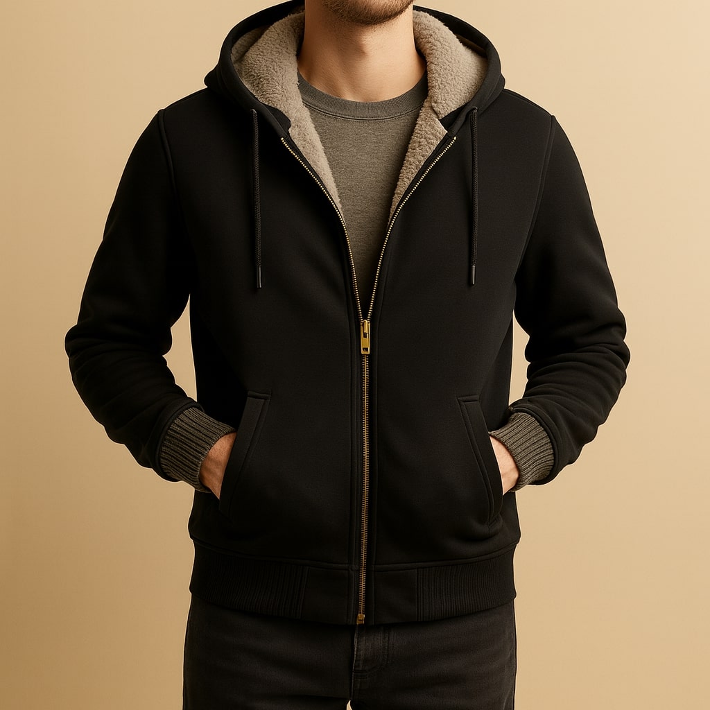 Men's Double-Layered Hooded Jacket