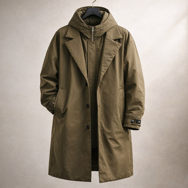 Men's Long Overcoat