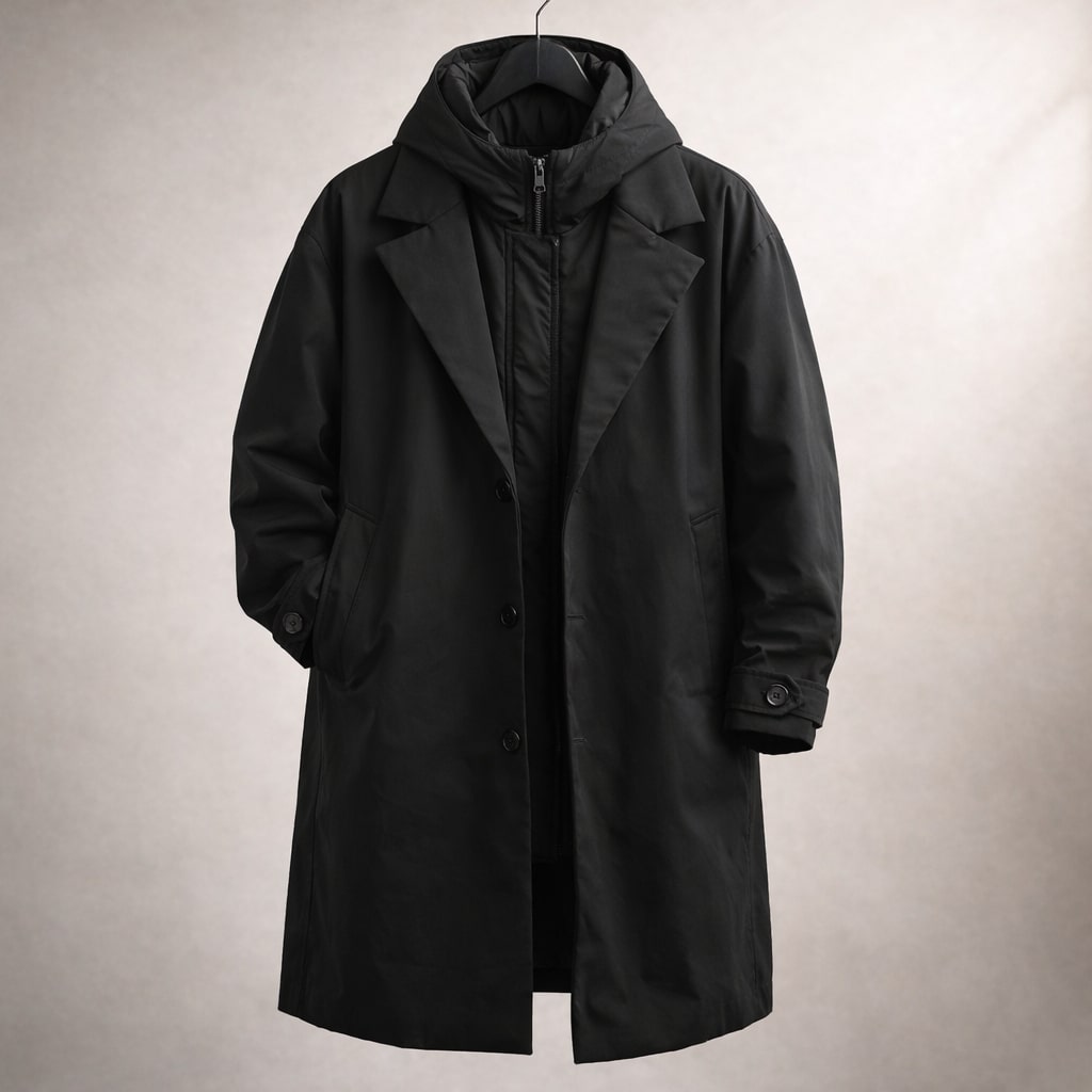 Men's Long Overcoat