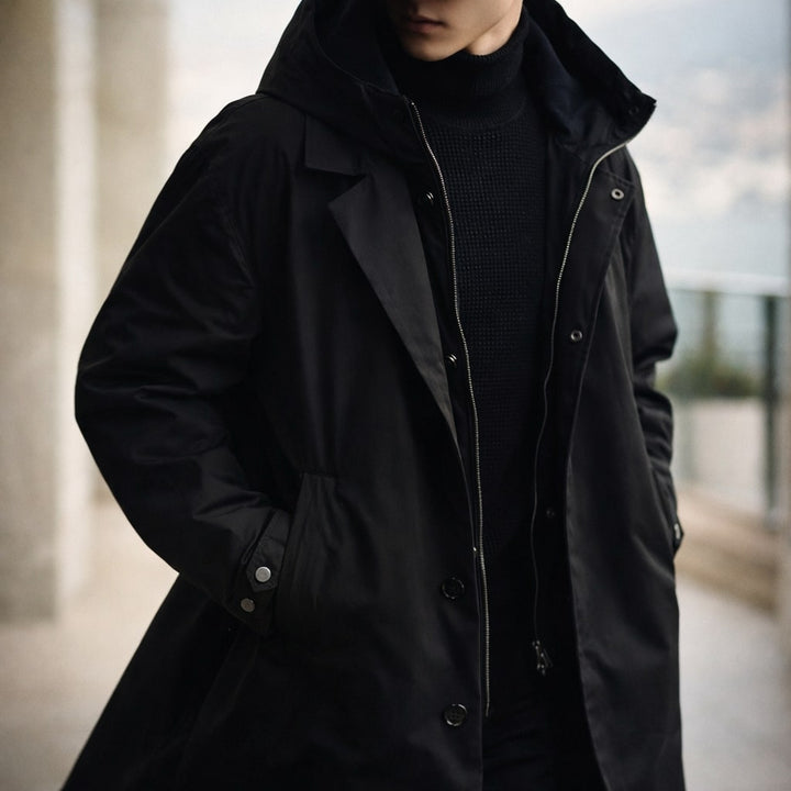 Men's Long Overcoat
