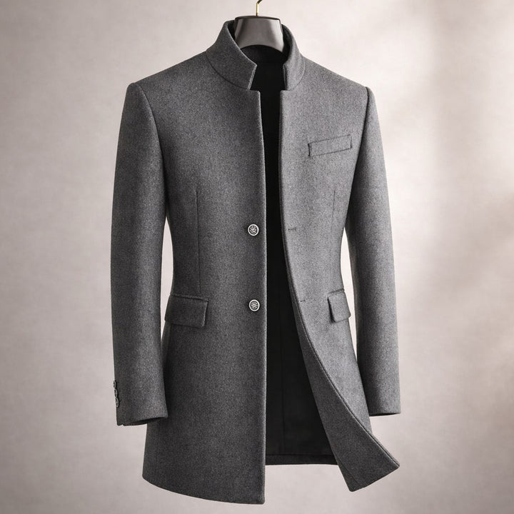 Men's High Collar Coat