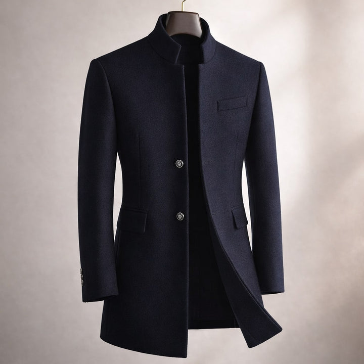 Men's High Collar Coat