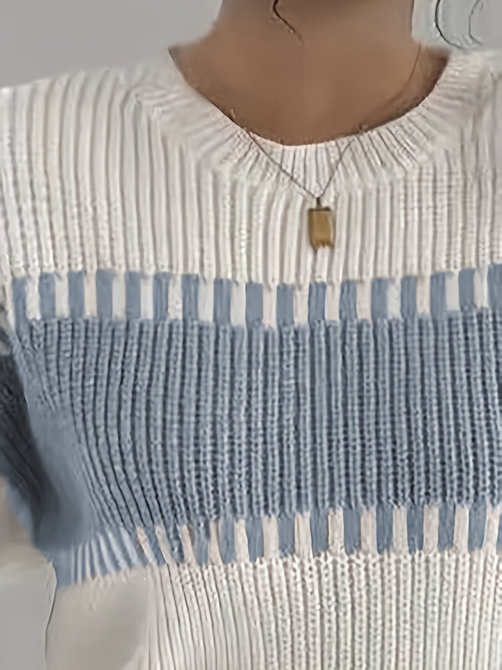 Adelaide | Color-Block Striped Sweater