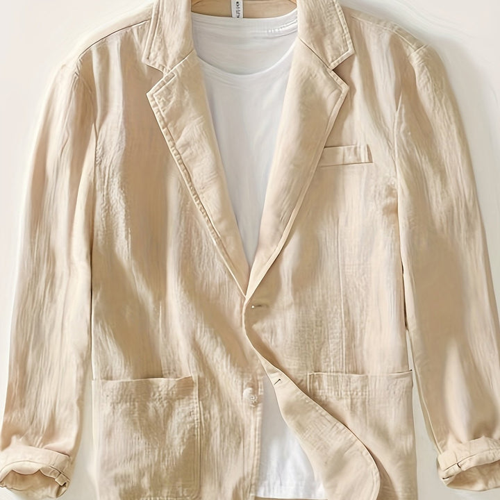 Men's Lapel Cotton Jacket