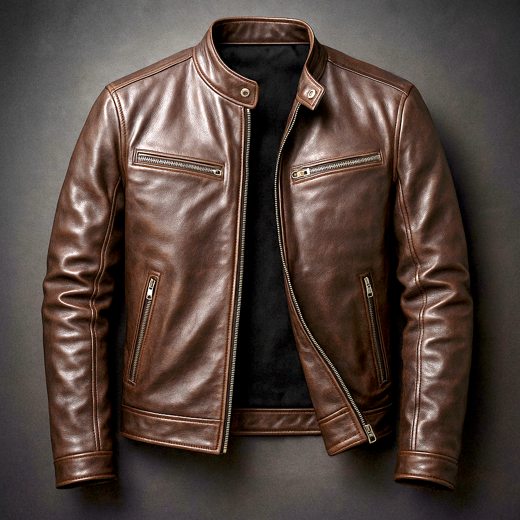 Men's Classic Biker Jacket