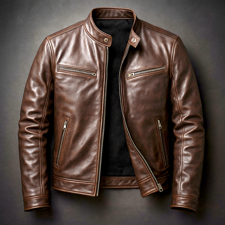 Men's Classic Biker Jacket