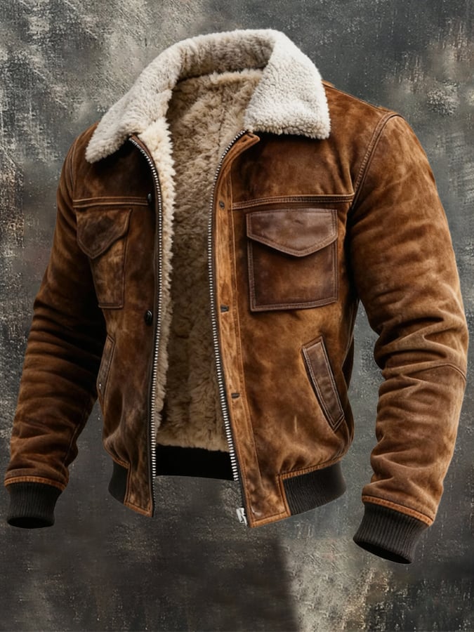 Men's Sherpa-Lined Jacket
