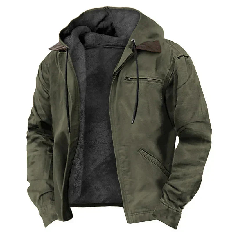 Men'S Fall Hooded Jacket