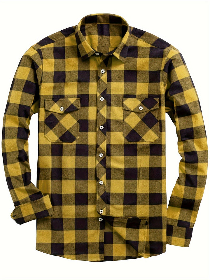 Men's Plaid Flannel Shirt