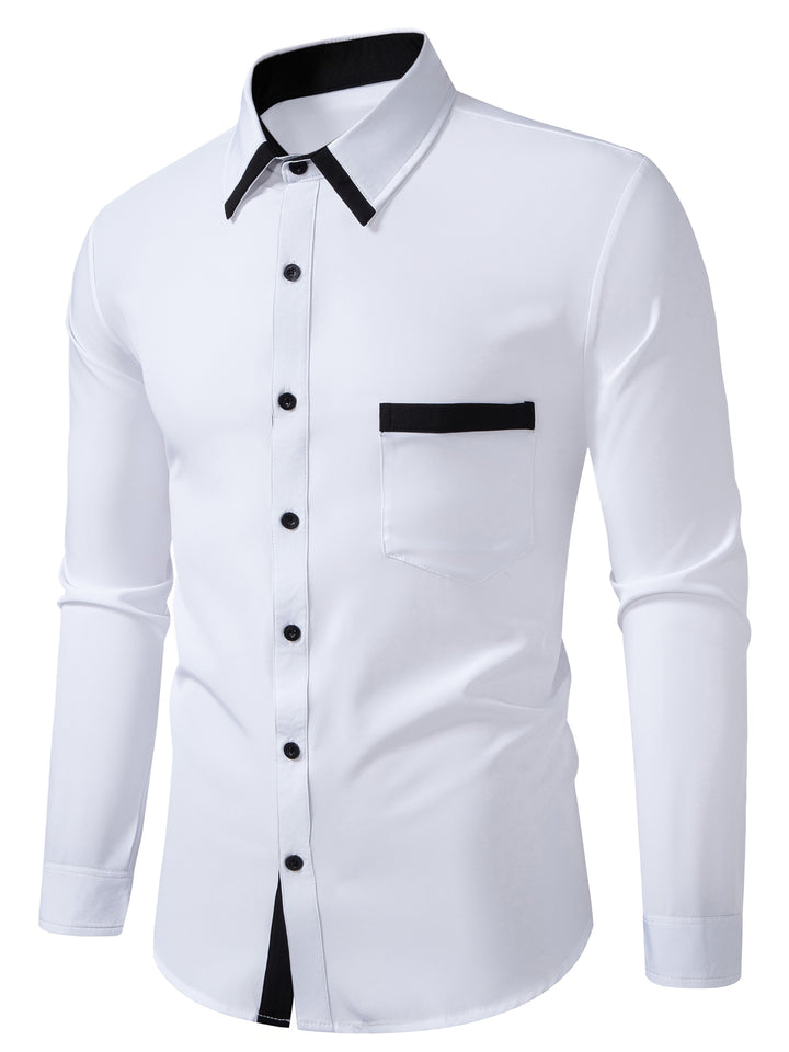 Men's Contrast Panel Shirt