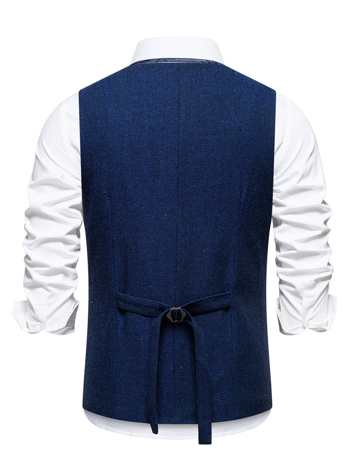Men's Vintage Button Vest
