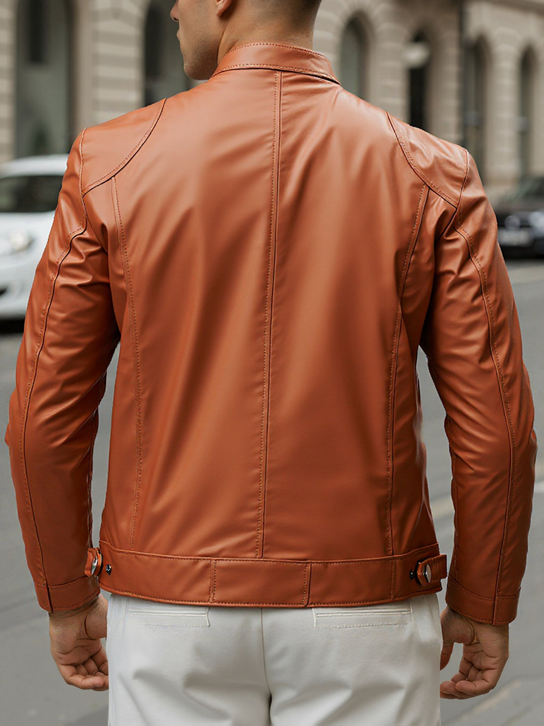 Men's Stand Collar Zip Coat