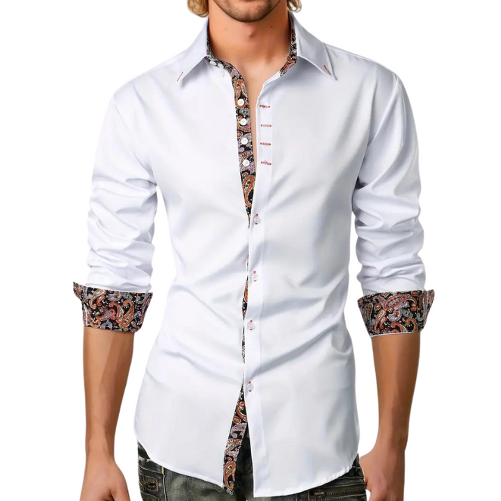 Men's Paisley Slim Shirt
