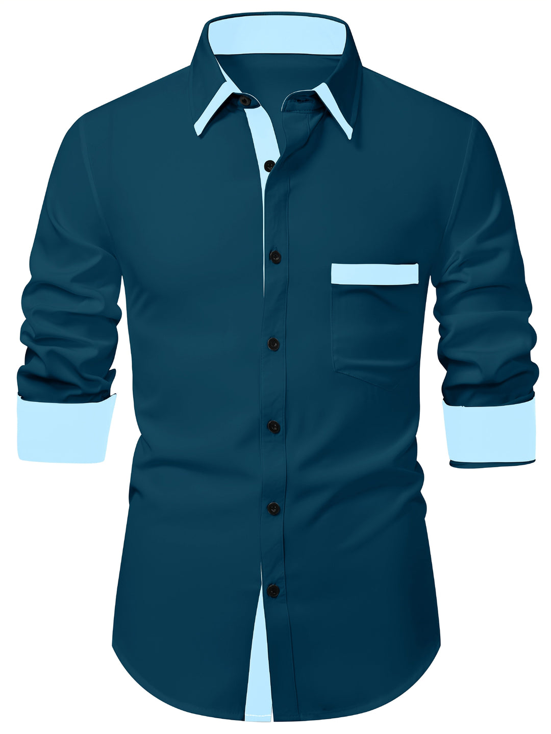 Men's Contrast Panel Shirt
