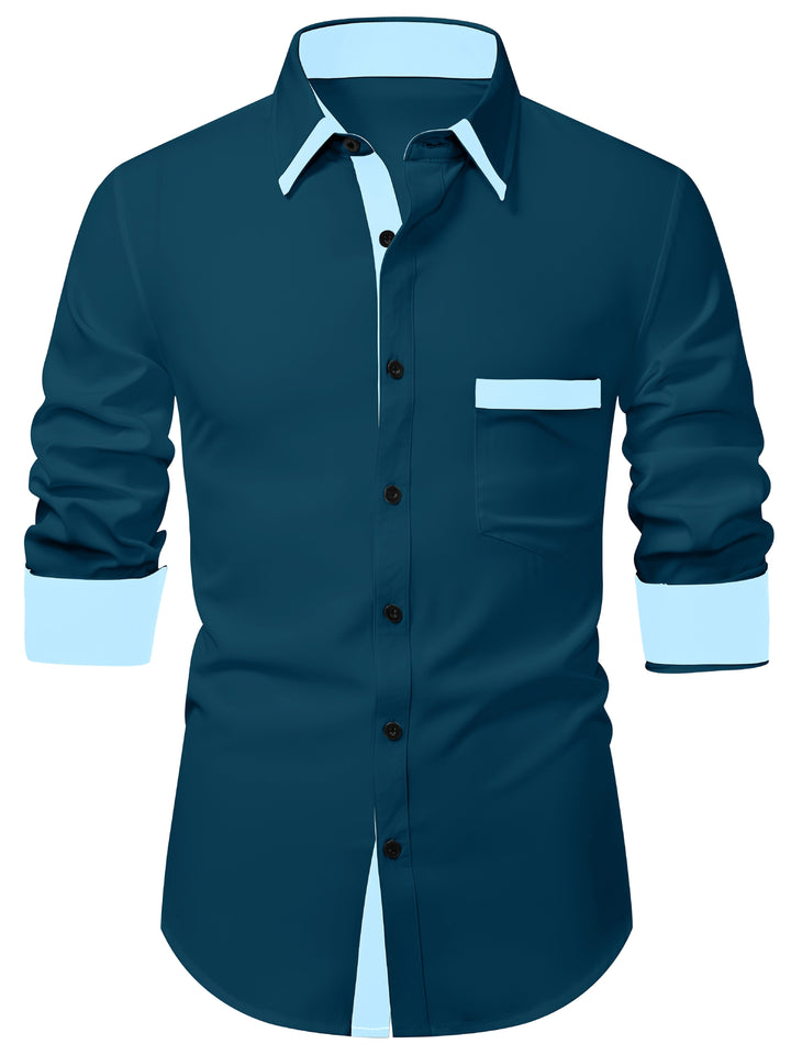 Men's Contrast Panel Shirt