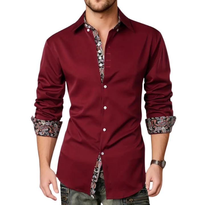 Men's Paisley Slim Shirt