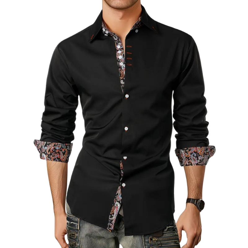 Men's Paisley Slim Shirt