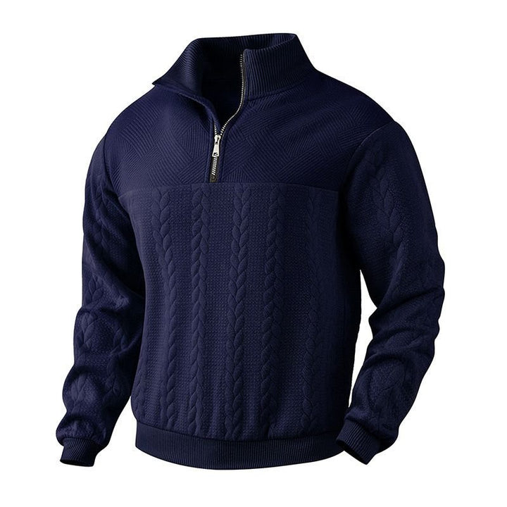 Brooks Jacquard Knit Sweater