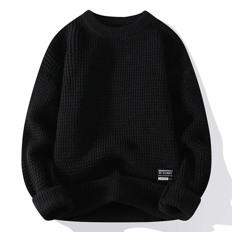 Men's Textured Knit Sweater