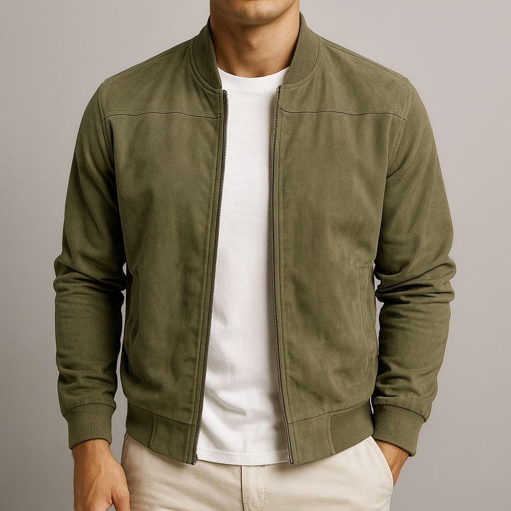 Men's Suede Effect Jacket