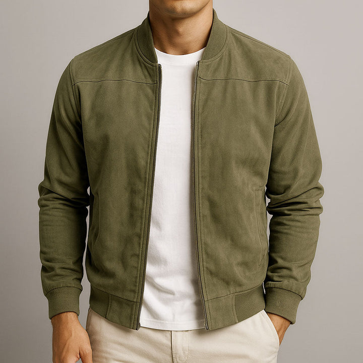 Men's Suede Effect Jacket