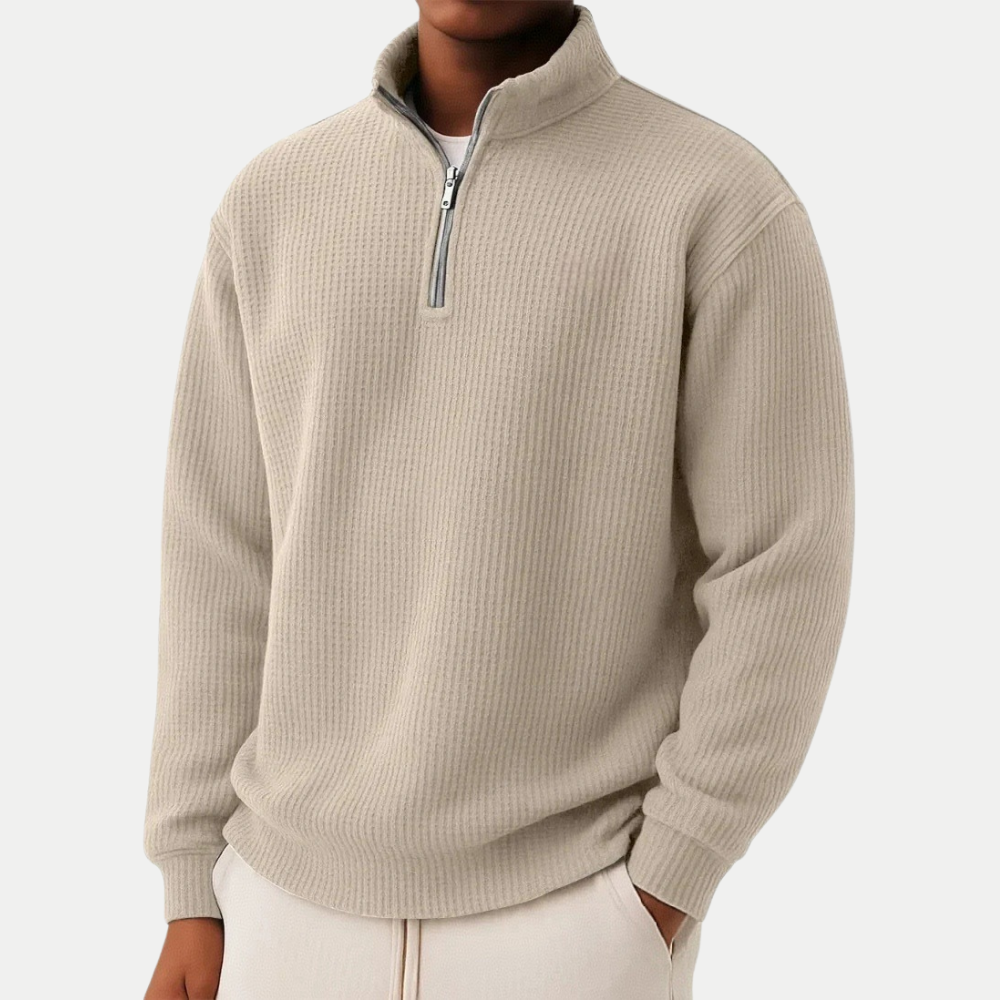 Men's Knit Half Zip Sweater