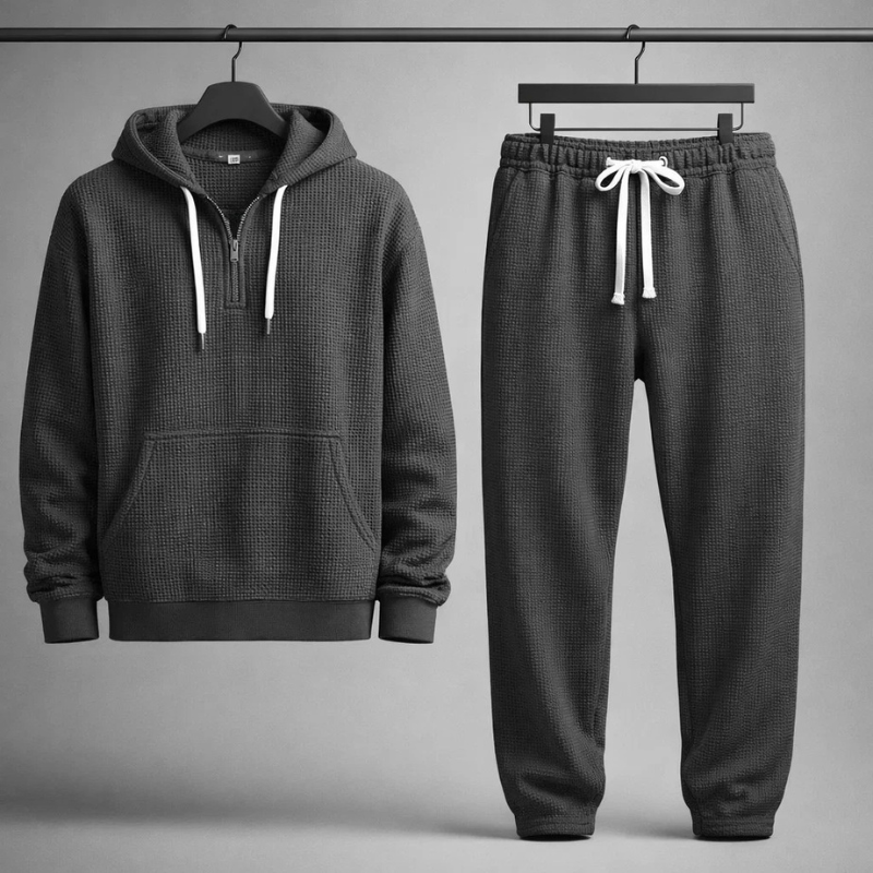 Men's Waffle Knit Set