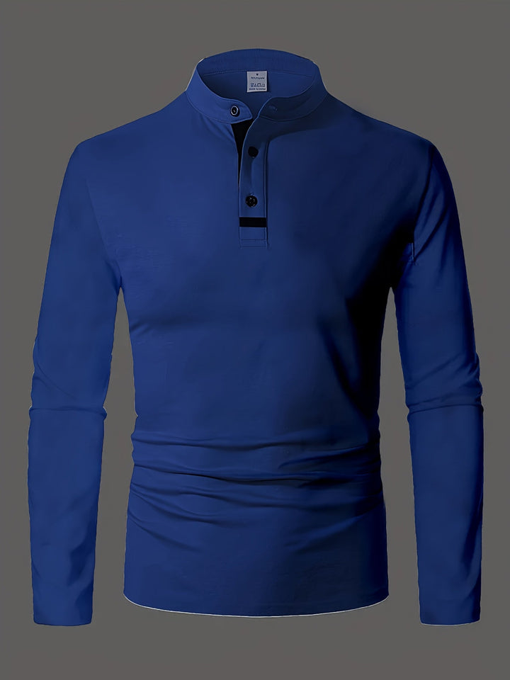 Men's Button-Up Polo Shirt