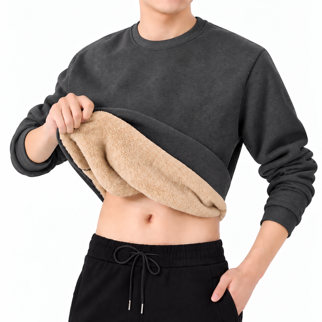 Men's Fleece Crew Neck Sweatshirt
