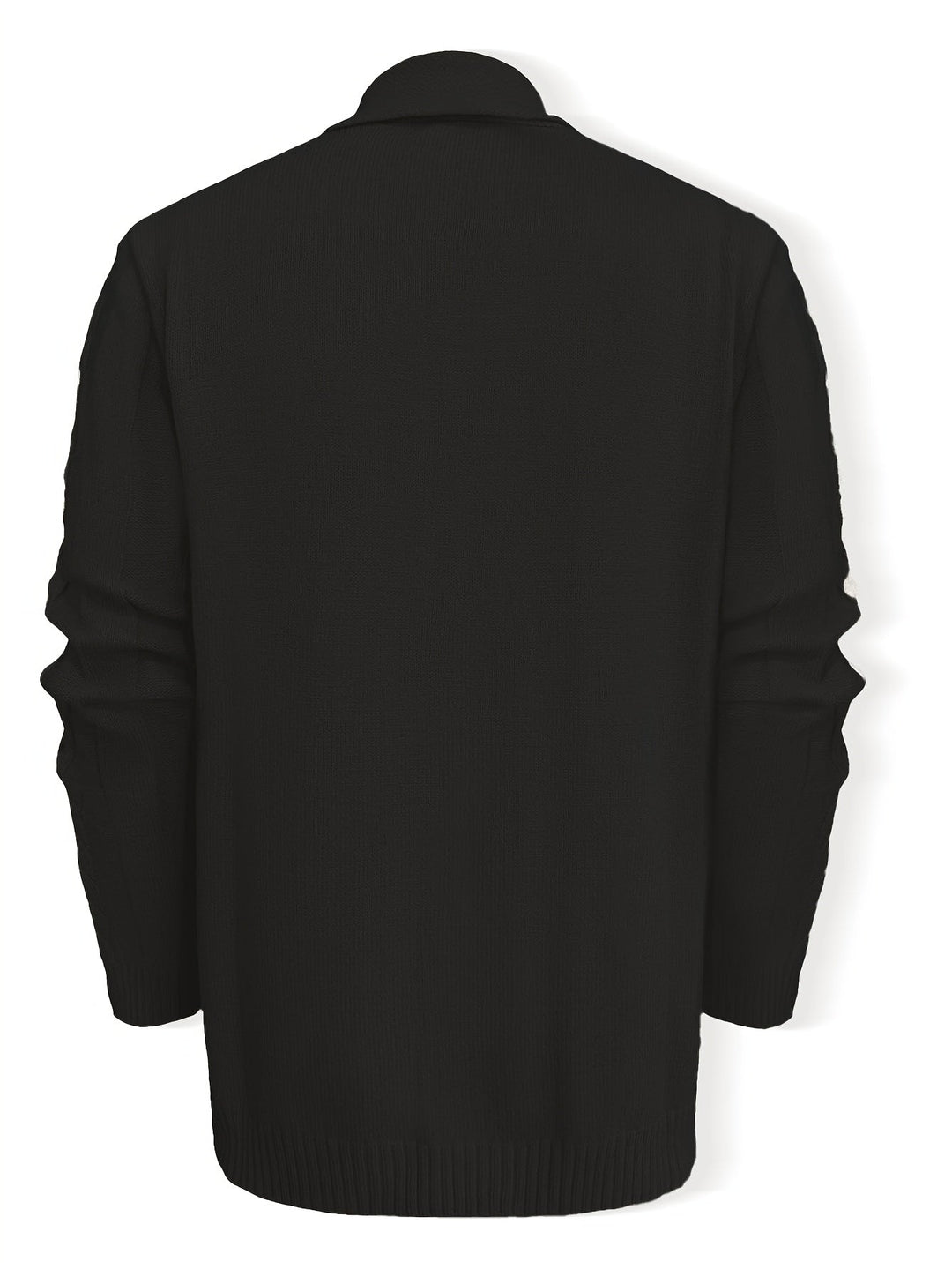 Men's Textured Knit Cardigan