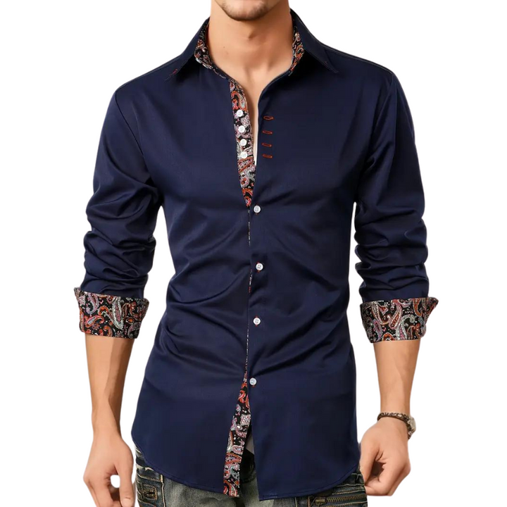Men's Paisley Slim Shirt