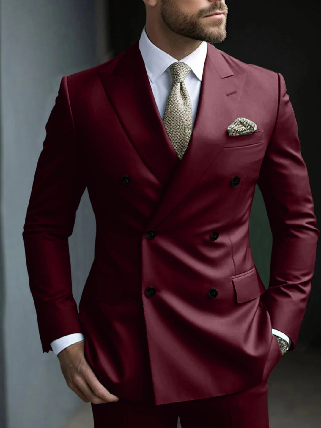 Men's Double Breasted Suit