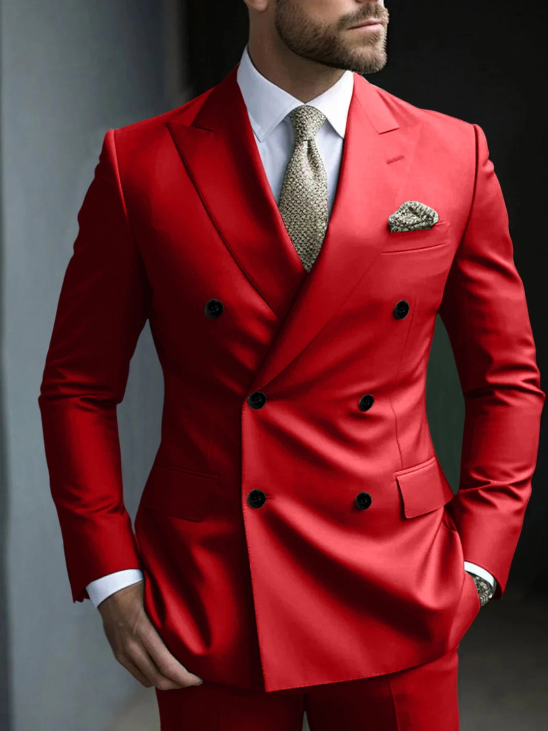 Men's Double Breasted Suit