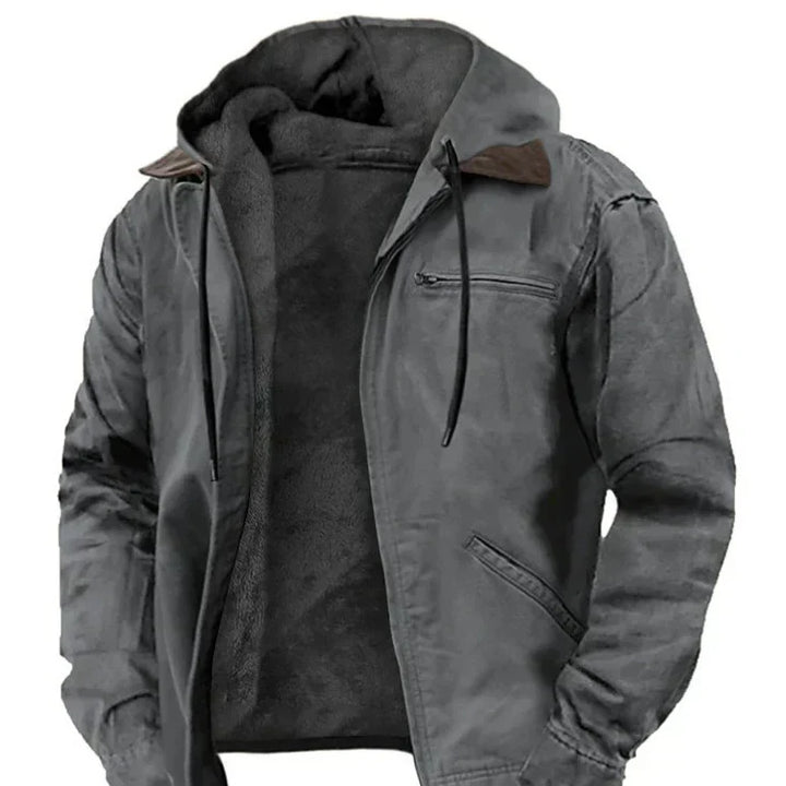 Men'S Fall Hooded Jacket
