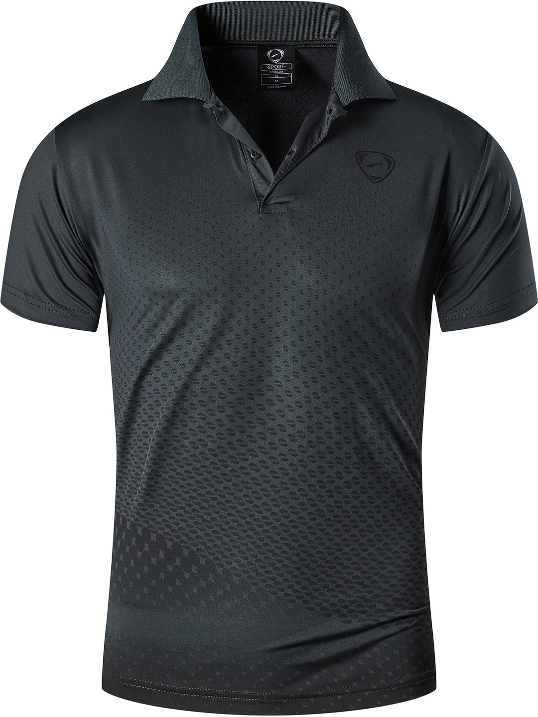 Men's Sport Print Polo Shirt