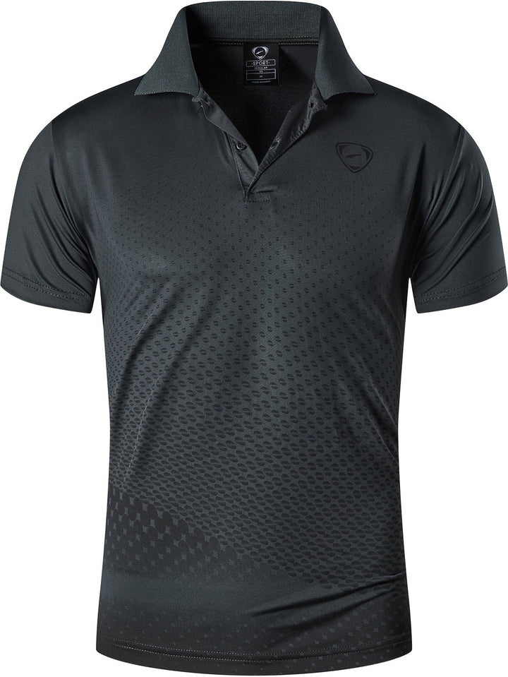 Men's Sport Print Polo Shirt