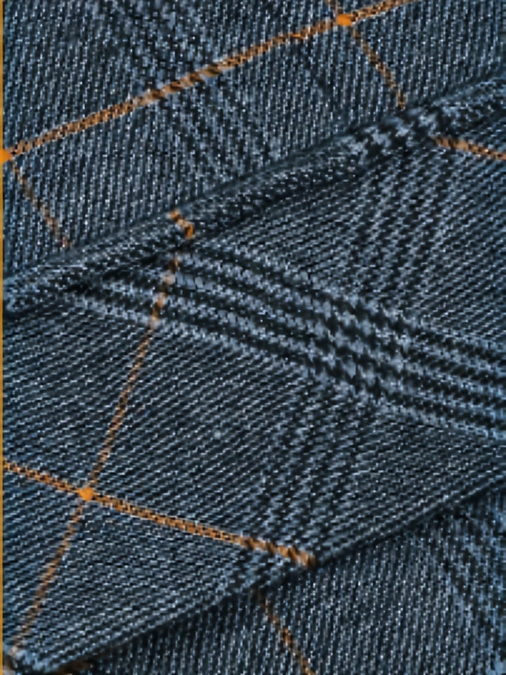 Men's Plaid Lapel Blazer