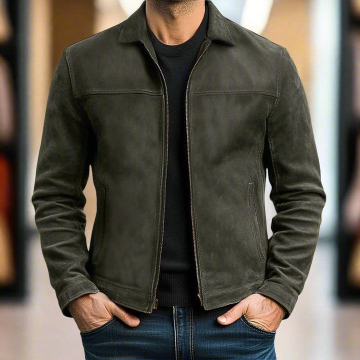 Men's Refined Zippered Jacket