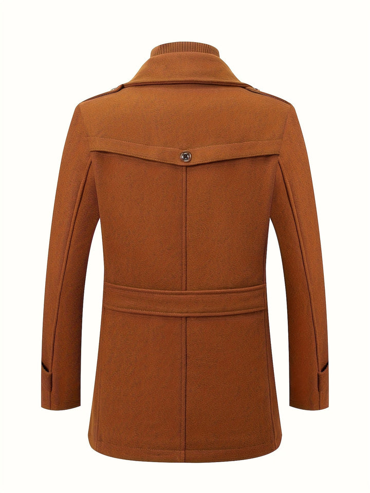Men's Tweed Wool Coat