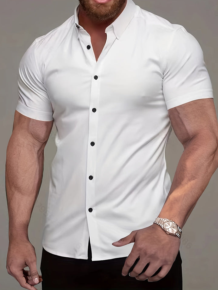 Men's Solid Color Shirt