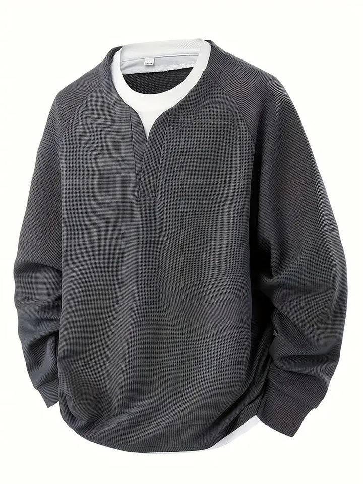 Men'S Layered Long Sleeve Shirt