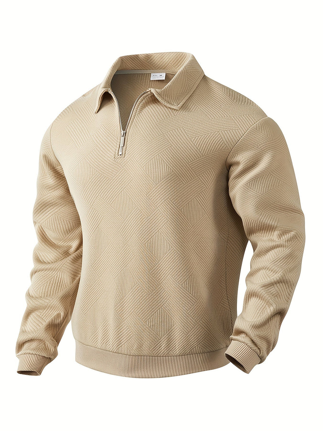 Men's Geometric Knit PUllover