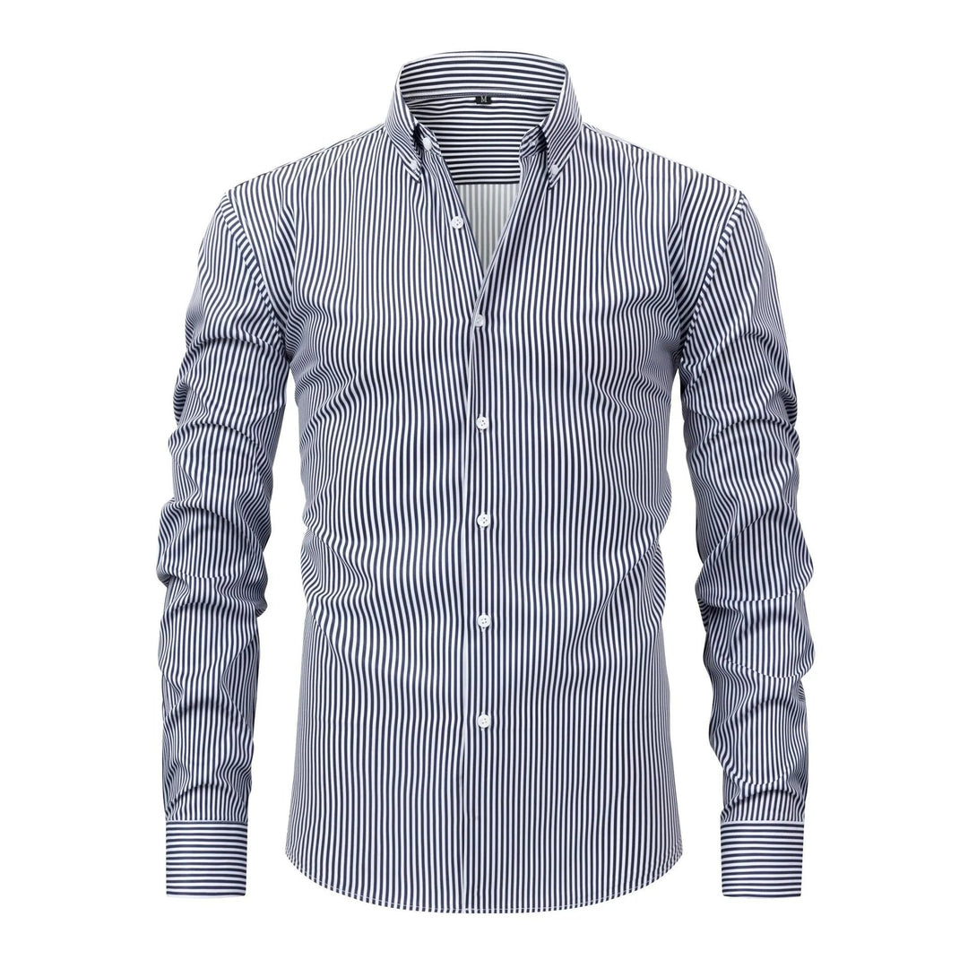 Men's Striped Stretch Shirt