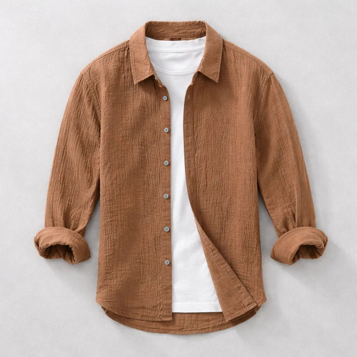 Men's Gauze Cotton Shirt