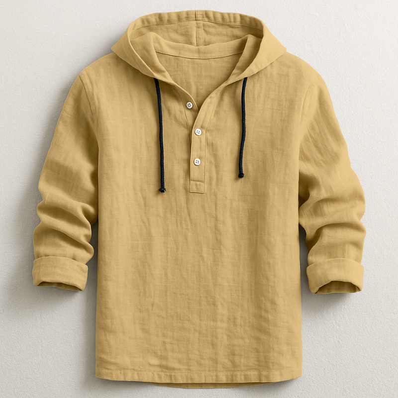 Luxury Men'S Hooded Shirt