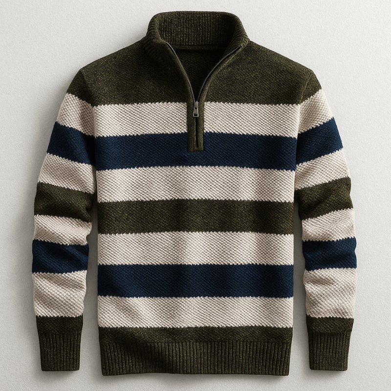 Men's Elegant Zip PUllover
