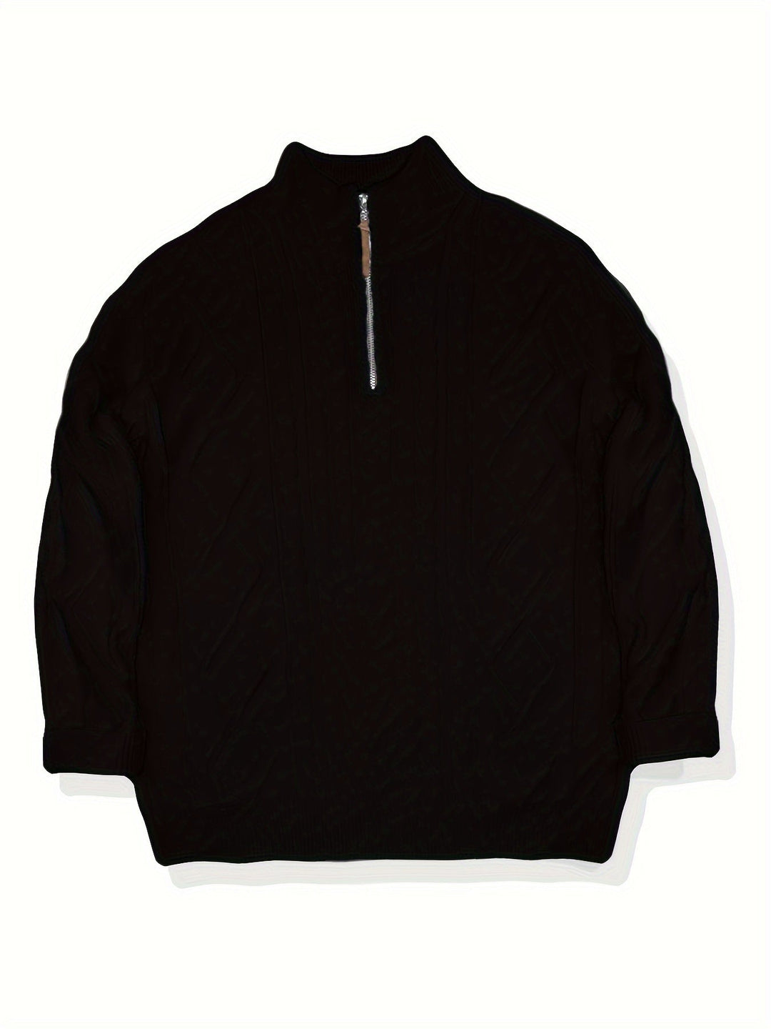 Men's Cable Knit Half Zip Sweater