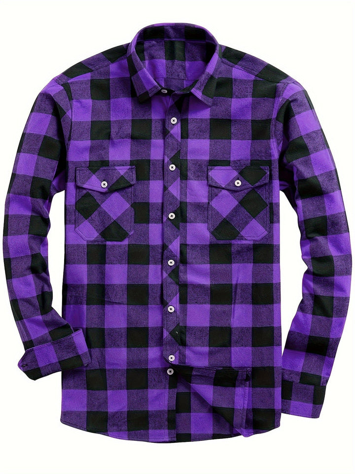 Men's Plaid Flannel Shirt