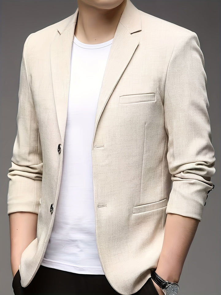 Men's Textured Suit Jacket